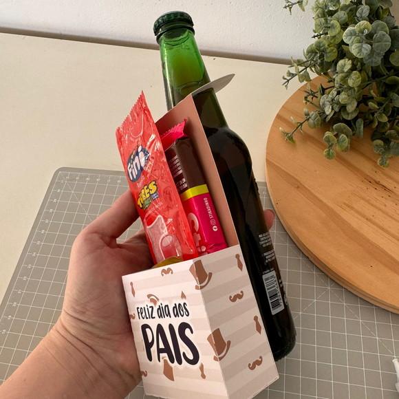 Tag Cartão para Garrafa Dia dos Pais