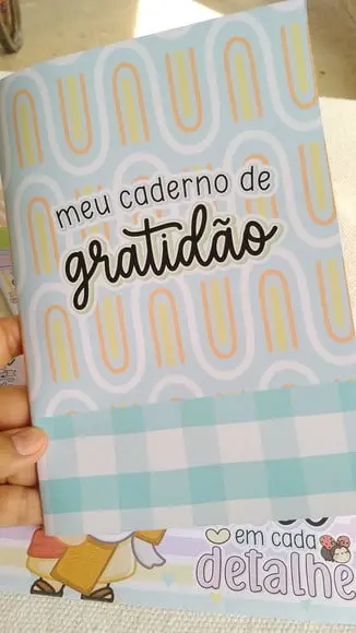Caderno de Gratidão para igrejas