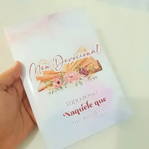 Caderno Devocional Floral para  Mulheres Virtuosas