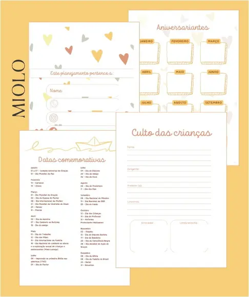 Caderno Planner Ministério Infantil para Crianças
