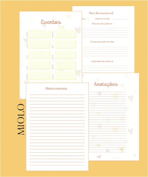 Caderno Planner Ministério Infantil para Crianças