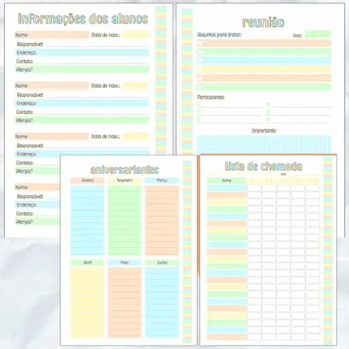 Caderno Planner Ministério Infantil para Lideres