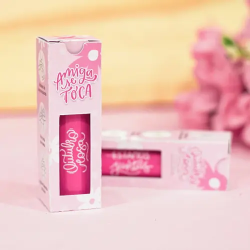 Caixa e Rótulo para Hidratante Outubro Rosa