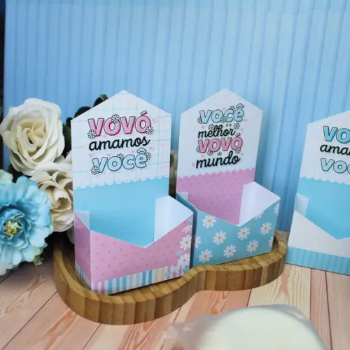 Caixa Envelope para Sabonete Dia dos Avós