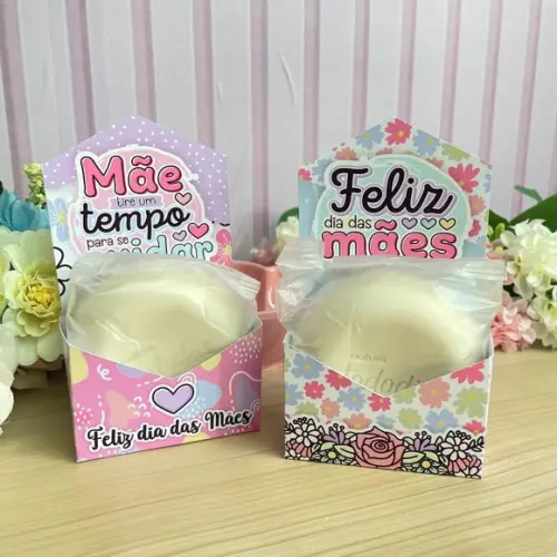 Caixa Envelope Sabonete Día das Mães