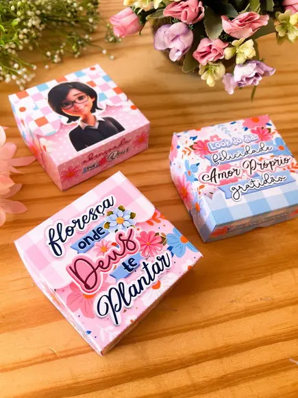 Caixa Versátil Dia da Mulher Crista Dia das Mães