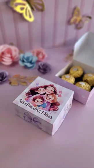 Caixa Versátil Floral Día das Mães