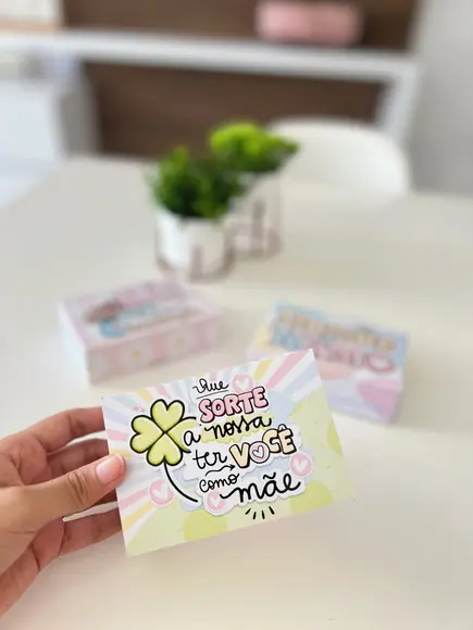 Caixa Versátil Ideal 6 Docinhos Dia das Mães