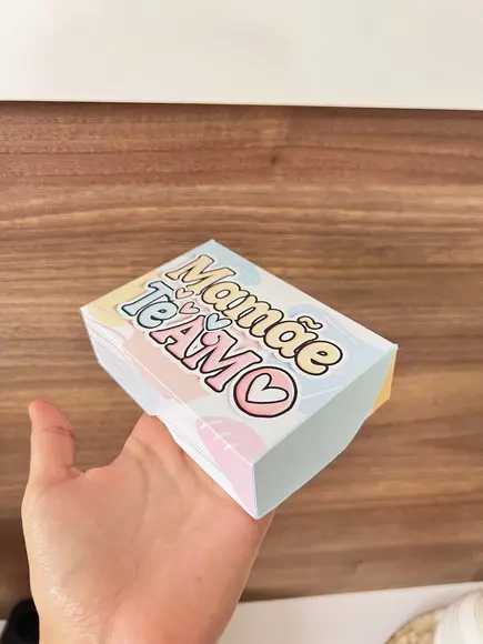 Caixa Versátil Ideal 6 Docinhos Dia das Mães
