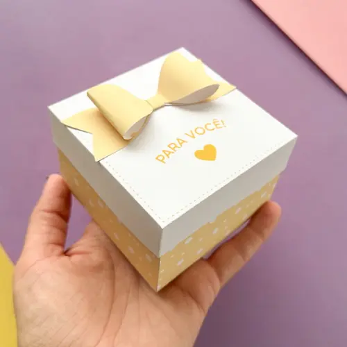 Caixa Versatil para Presente Sabonete ou Bombons