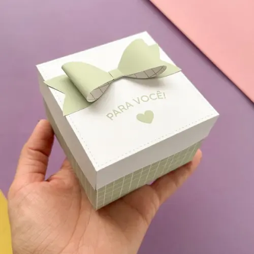 Caixa Versátil para Presente Sabonete ou Bombons