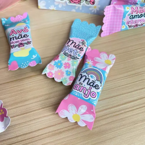 Cartão e Balinha Dia das Mães Mães de Pet