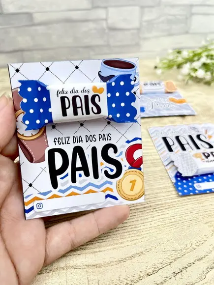 Cartão e Balinha Día dos Pais