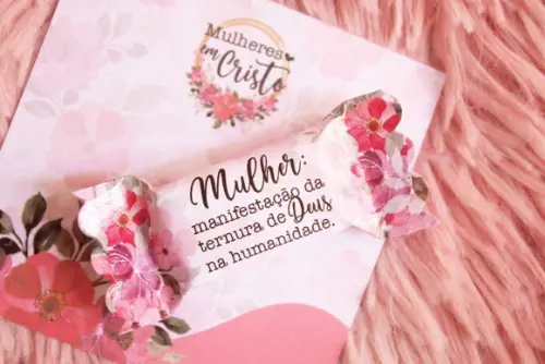 Cartão e Balinha Mulher Cristã