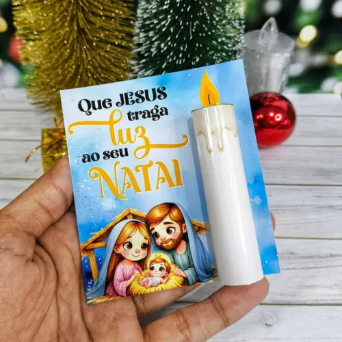 Cartão e Rotulo de Natal para Bis ou Baton