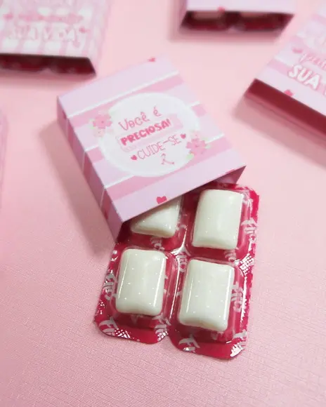 Chicletes Outubro Rosa Prevenção