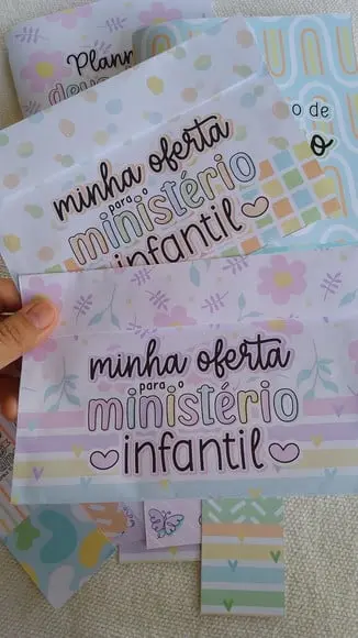 Envelope para Oferta Ministério Infantil