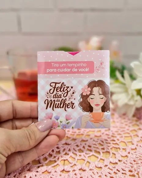 Envelope para Chá Dia da Mulher