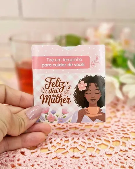 Envelope para Chá Dia da Mulher