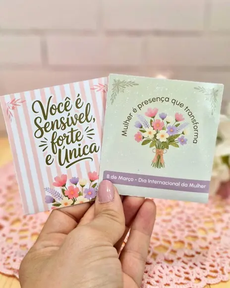 Envelope para Chá Dia da Mulher