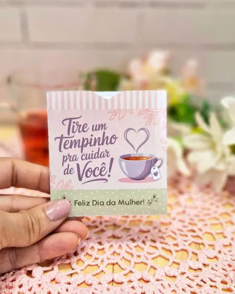 Envelope para Chá Dia da Mulher