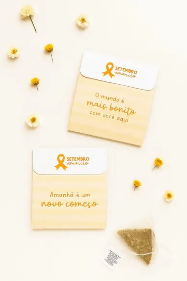 Envelope para Chá Setembro Amarelo