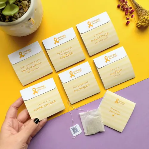 Envelope para Chá Setembro Amarelo