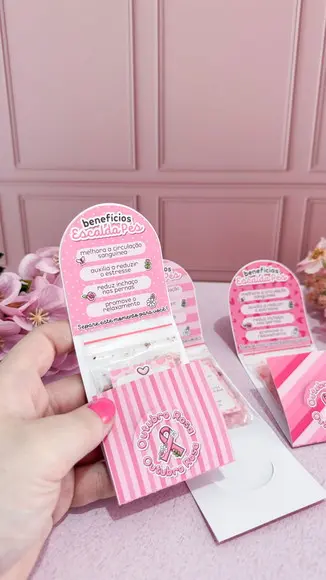 Envelope para Escalda Pés Outubro Rosa