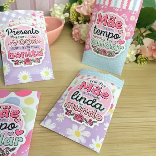 Envelope para Escalda Pés, Argila ou Mascara Facial Mãe