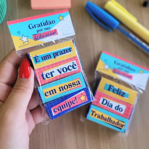 Lapela e Rotulo para Bis Dia do Trabalhador