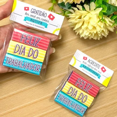 Lapela e Rotulo para Bis Dia do Trabalhador