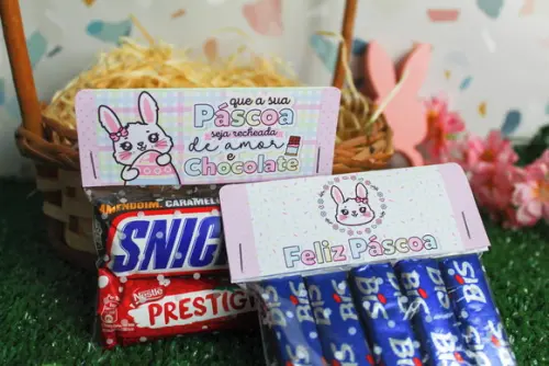 Lapela para Saquinho Páscoa Cristã