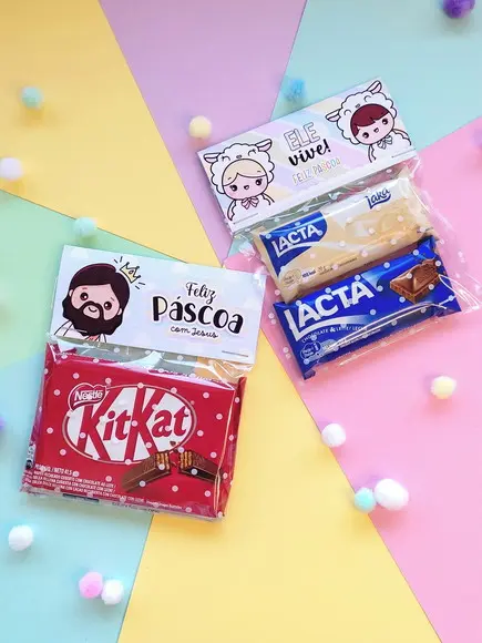 Lapela para Saquinho Páscoa Cristã