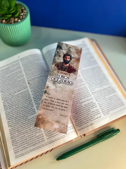 Marcador de Paginas Bíblia Dia dos Pais Cristãos