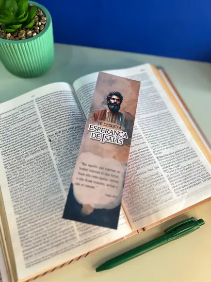 Marcador de Paginas Bíblia Dia dos Pais Cristãos