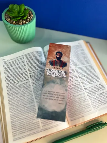 Marcador de Paginas Bíblia Dia dos Pais Cristãos