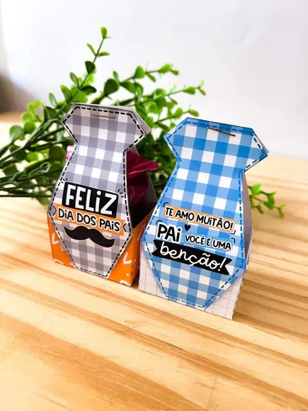 Porta Bombom Dia dos Pais Gravata