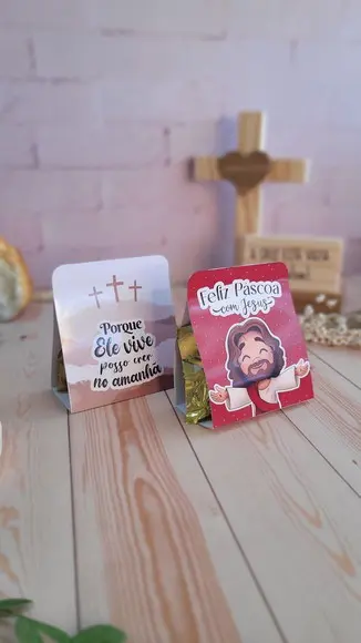 Porta Bombom Pascoa com Jesus