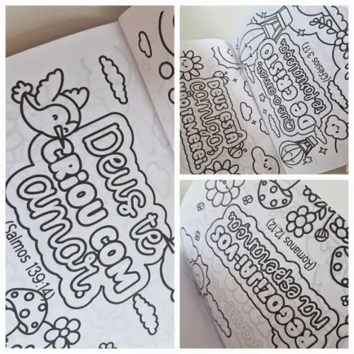 Revistinha Colorir Desenhos da Biblia: Versiculos