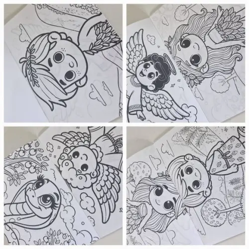Revistinha Colorir Desenhos da Biblia: Adão e Eva