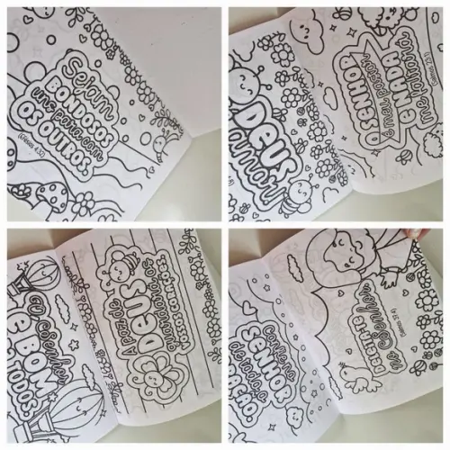 Revistinha Colorir Desenhos da Biblia: Versiculos