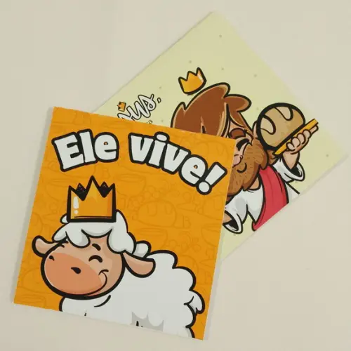 Revistinha Colorir Desenhos Jesus na Páscoa