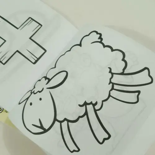 Revistinha Colorir Desenhos Jesus na Páscoa