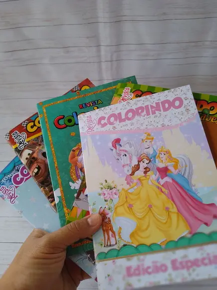 Revistinha para Colorir Personalizada Todas as Temáticas