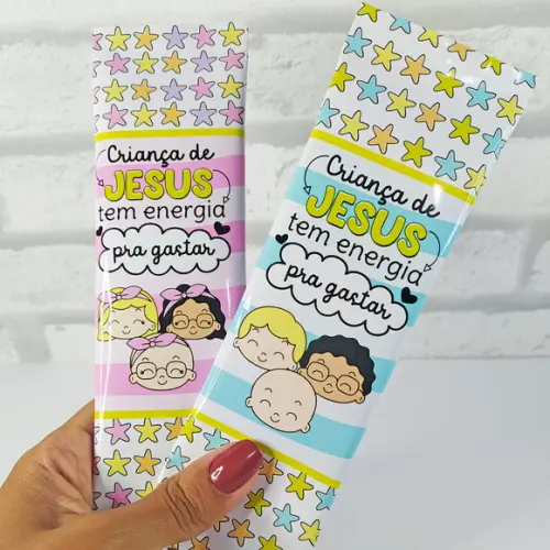 Rotulo Adesivo para Chocolate Dia das Crianças