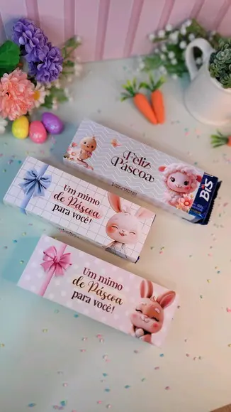 Rotulo para Pacote de Bis Pascoa