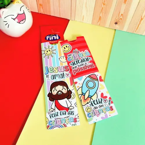 Saquinho Envelope para Fini Dia das Crianças com Jesus