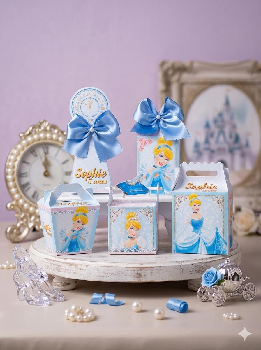 Kit Caixinhas Cinderela