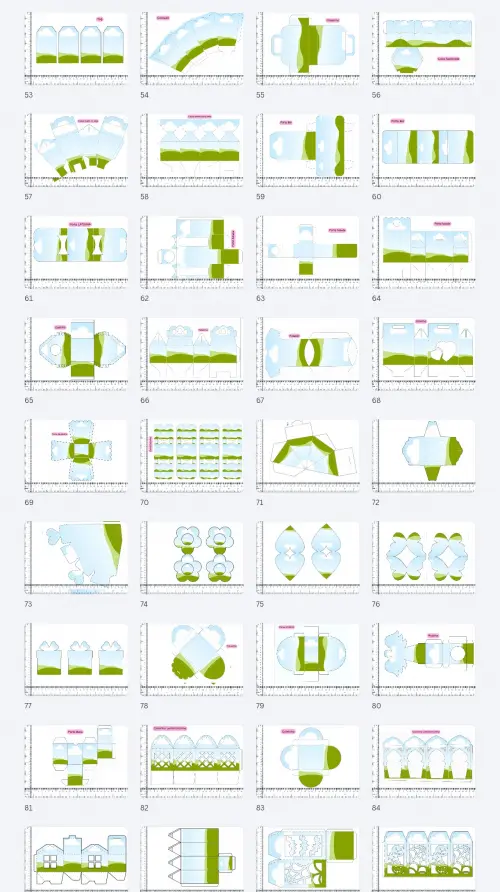 500 moldes editáveis canva
