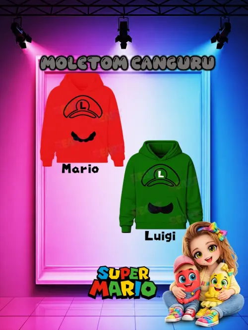Moletom Super Mário Brós